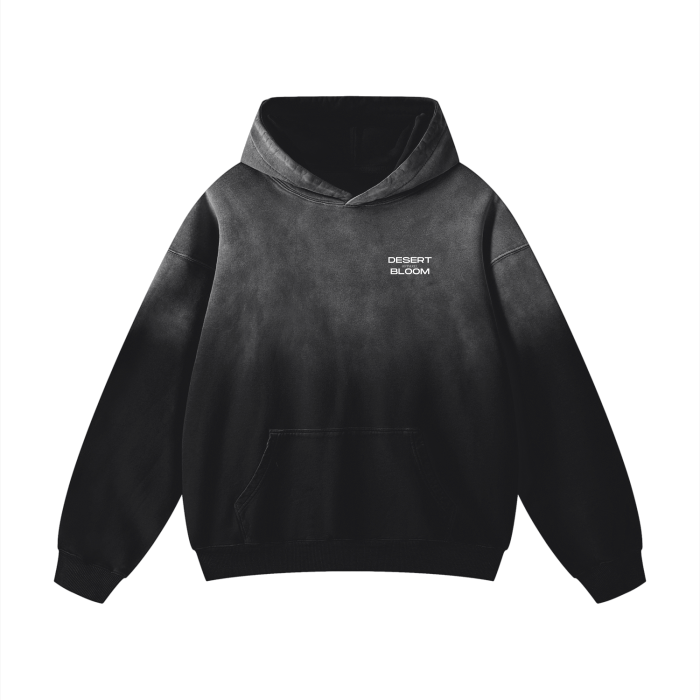 Black Washed Bold Collection Hoodie