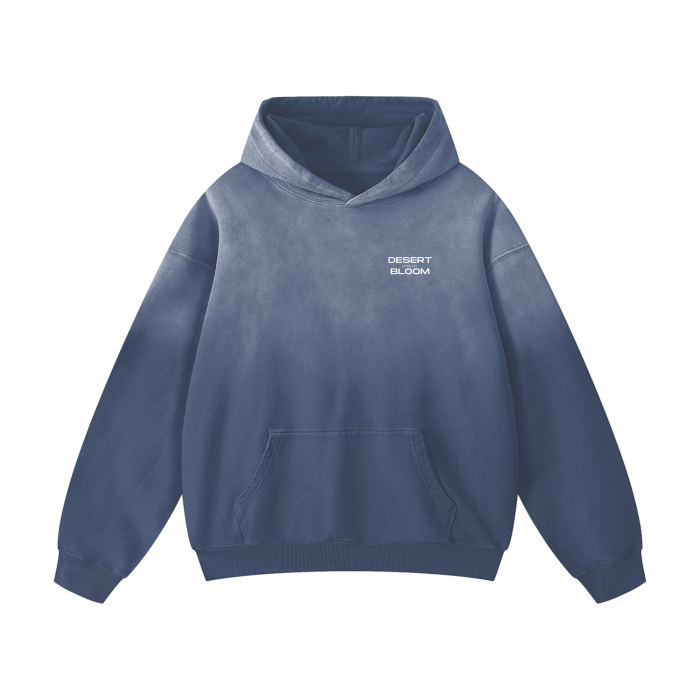 Blue Washed Bold Collection Hoodie