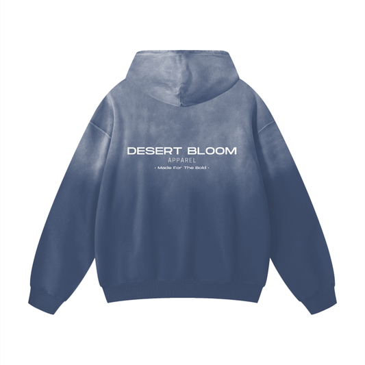 Blue Washed Bold Collection Hoodie