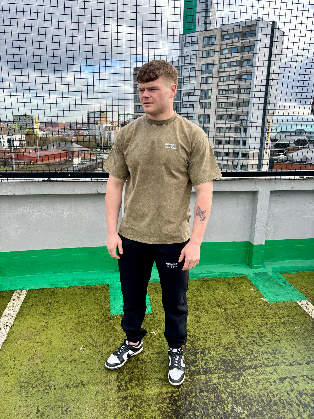 Olive Washed Bold Collection T-Shirt