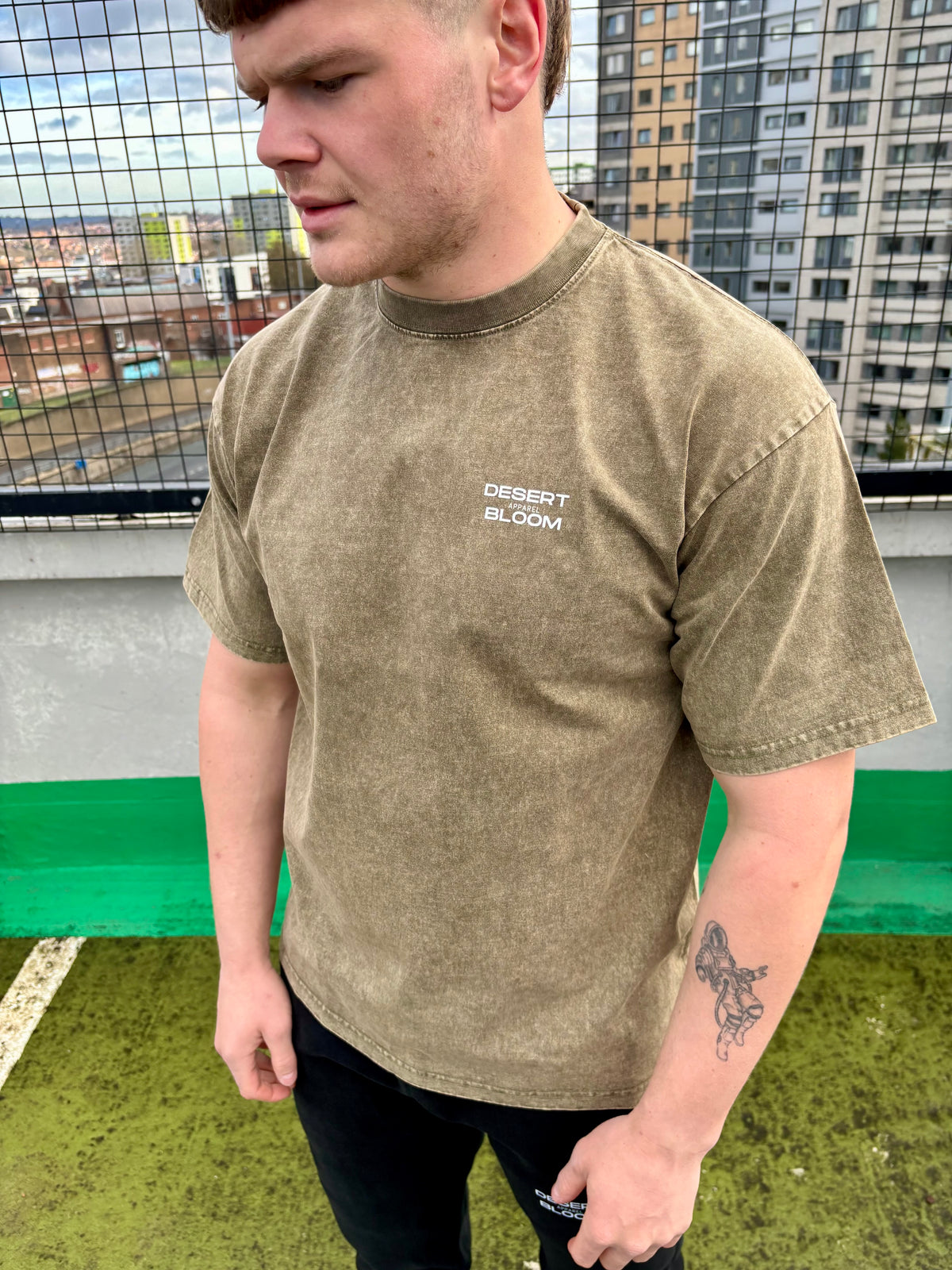 Olive Washed Bold Collection T-Shirt