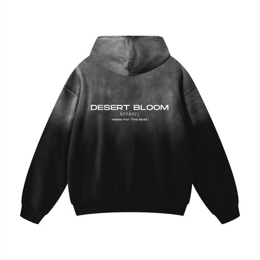 Black Washed Bold Collection Hoodie